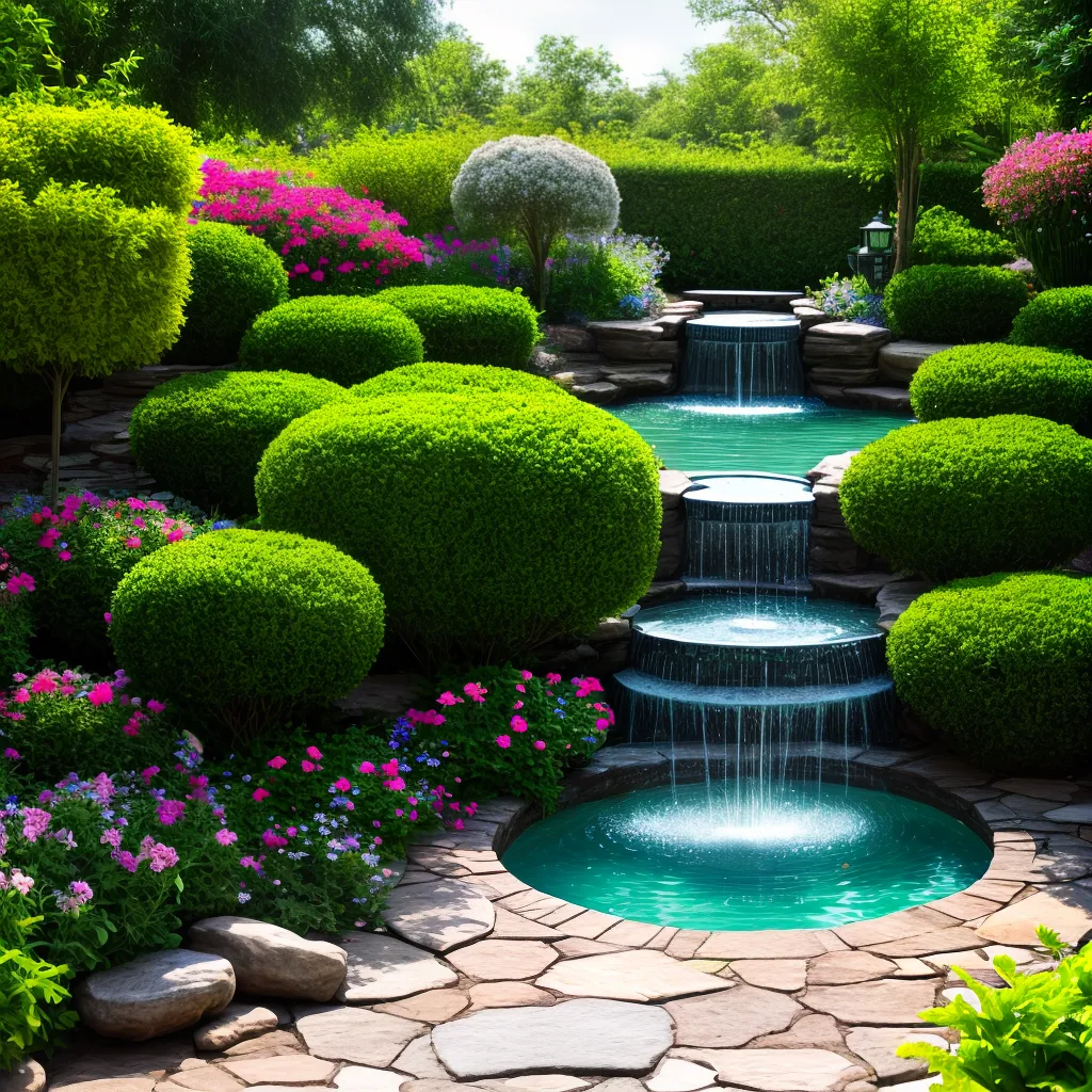 jardim flores verde tranquilidade natureza