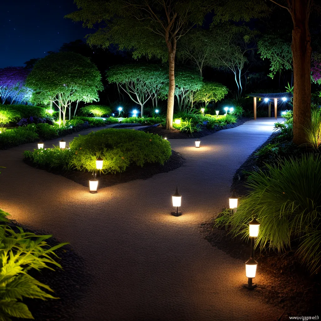 jardim noturno lua flores