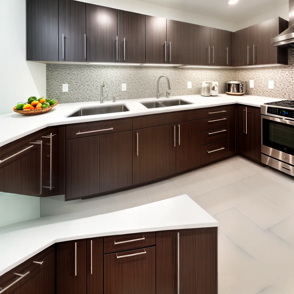 cozinha moderna renovada aparelhos contador