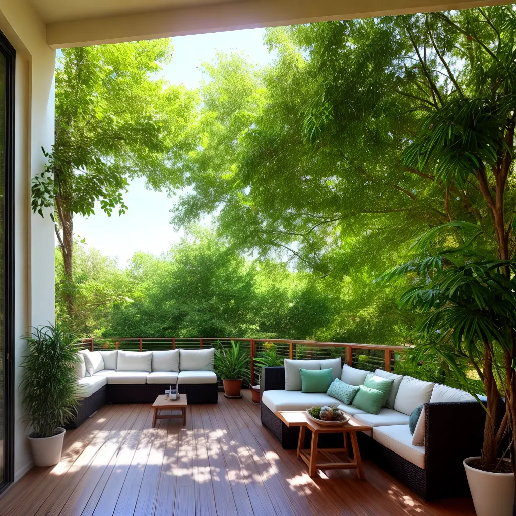 varanda renovada plantas acolhedora