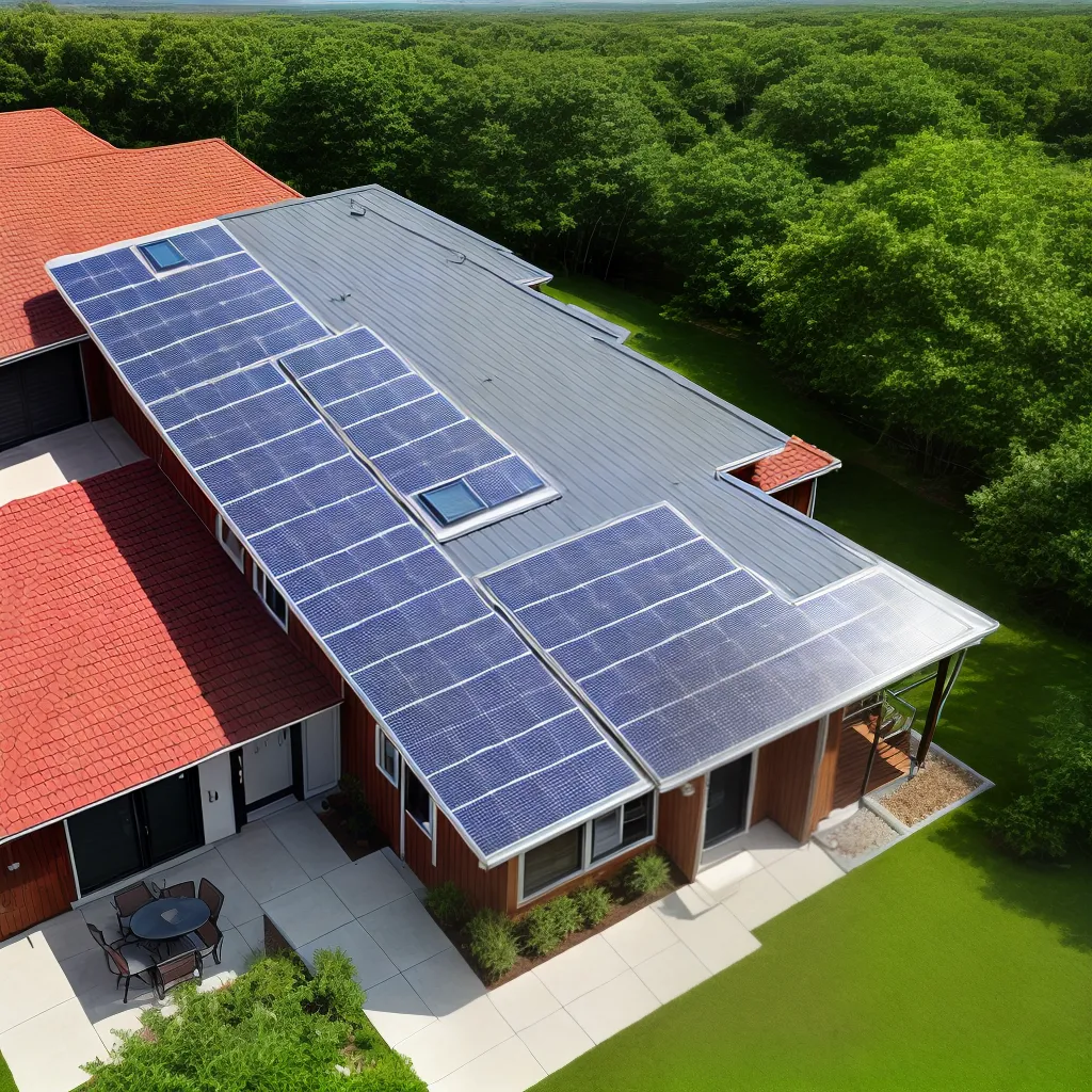 telhado solar energia renovacao sustentavel