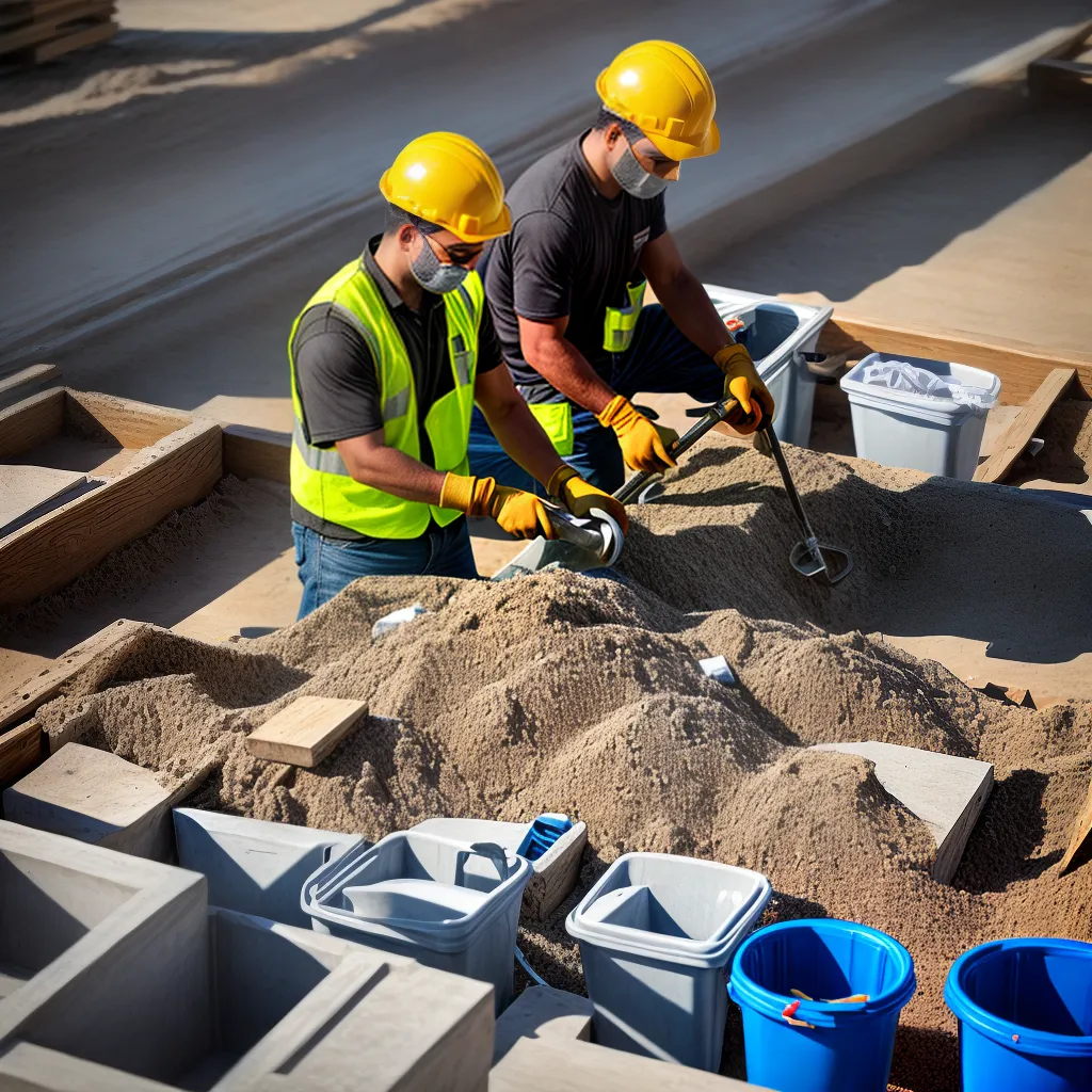 trabalhador construcao reciclagem materiais
