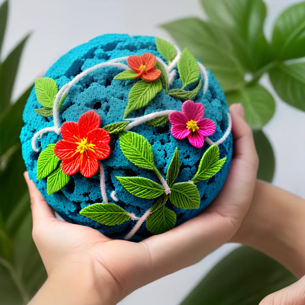 flores recicladas espuma estireno
