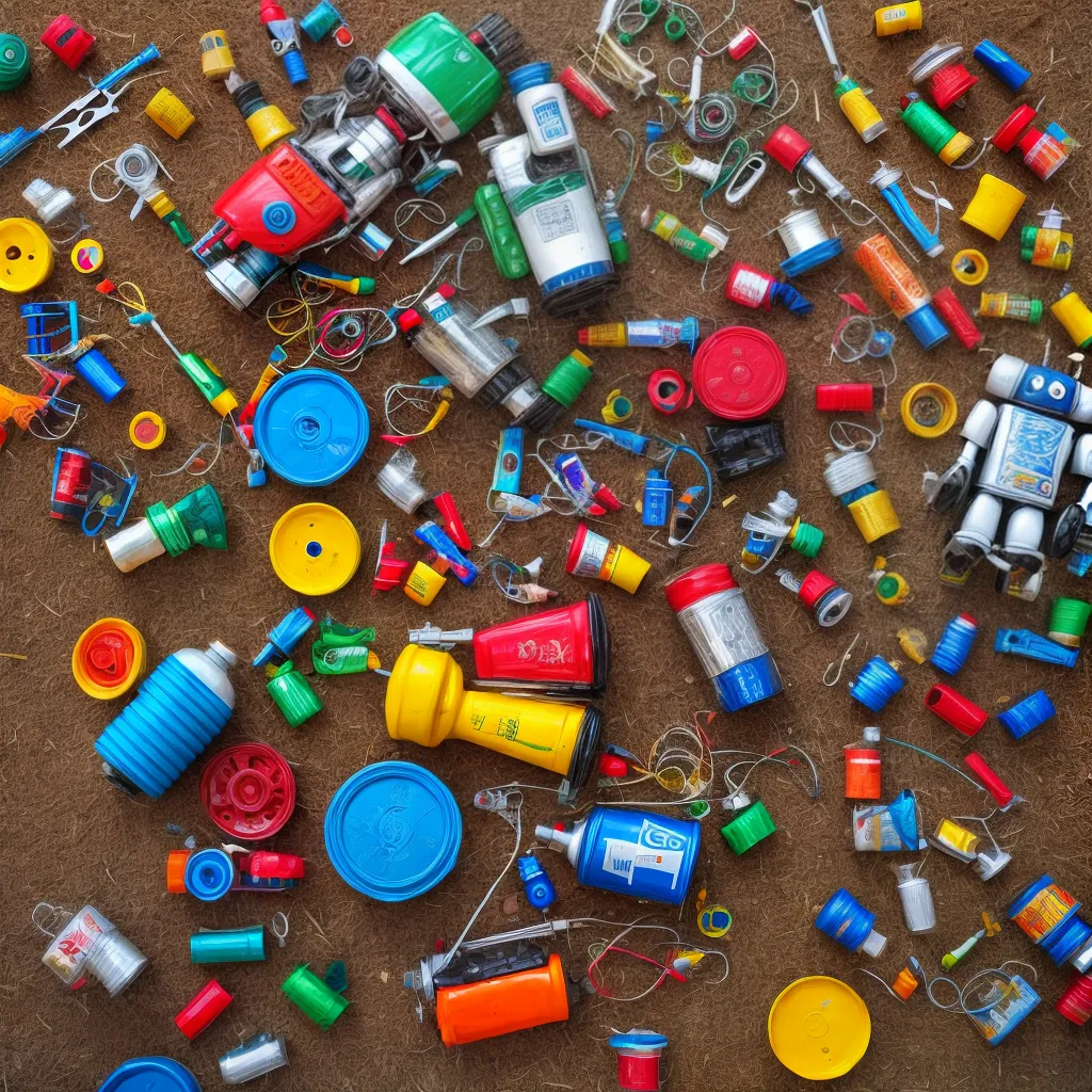 brinquedos reciclados coloridos upcycling