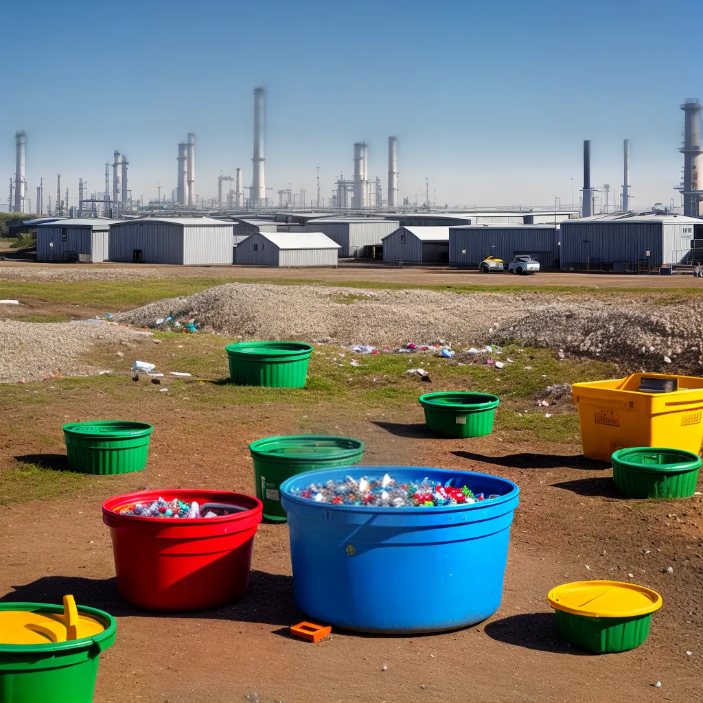 reciclagem separacao materiais fabricas
