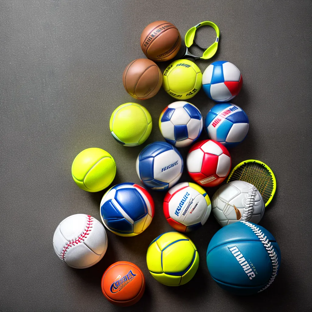 esportes reciclagem equipamentos coloridos