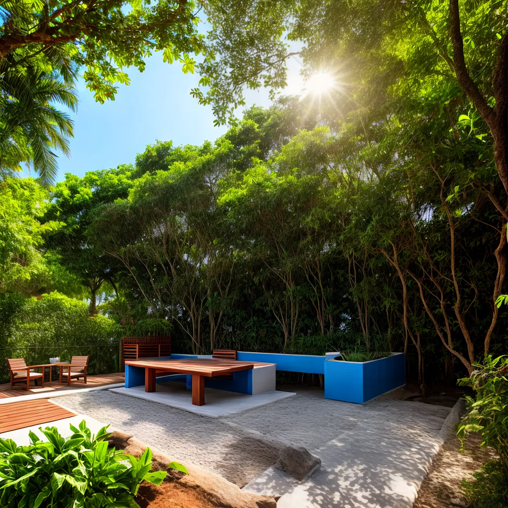 deck madeira quintal areas funcionais