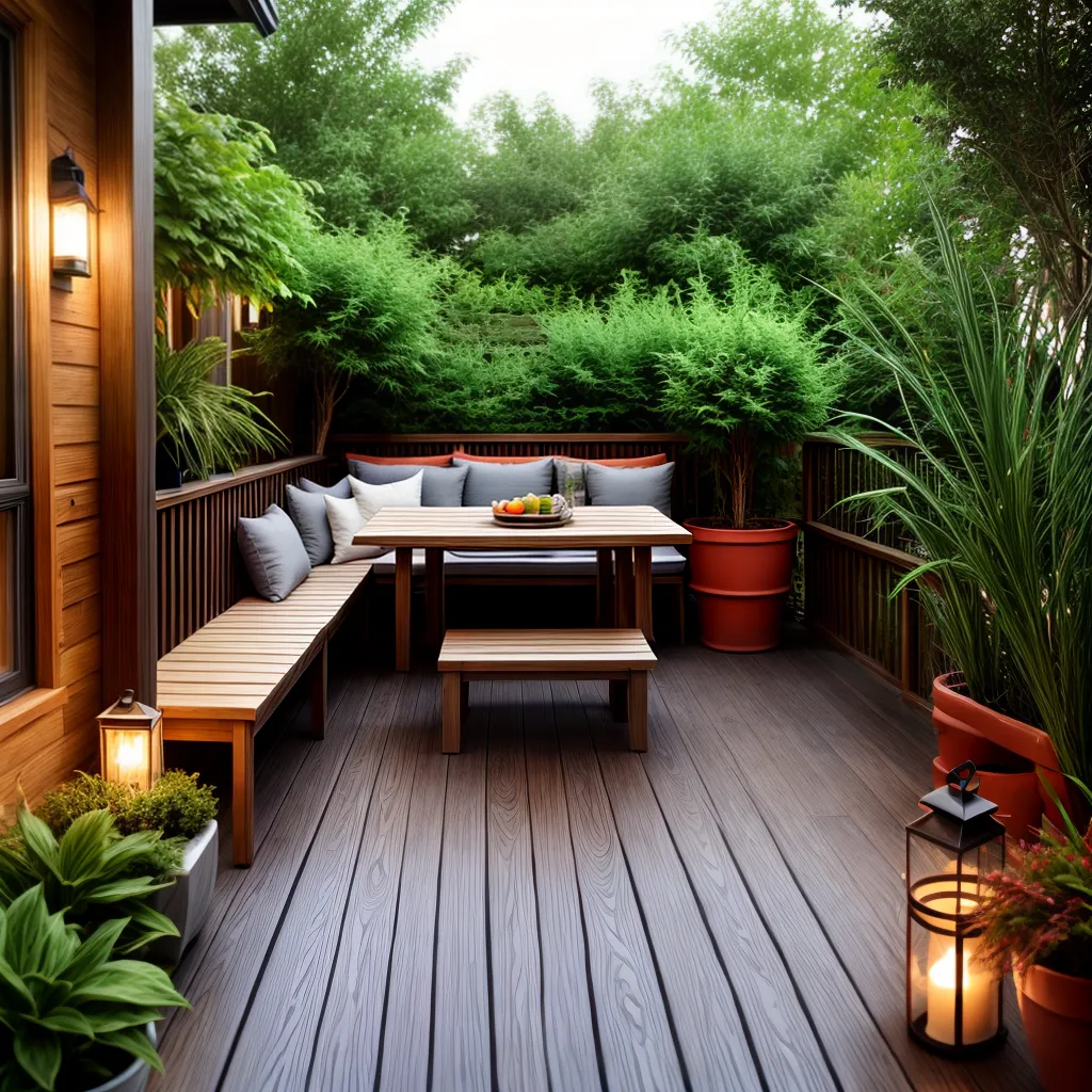 Ideias de decks para casas pequenas: otimizando o espaço
