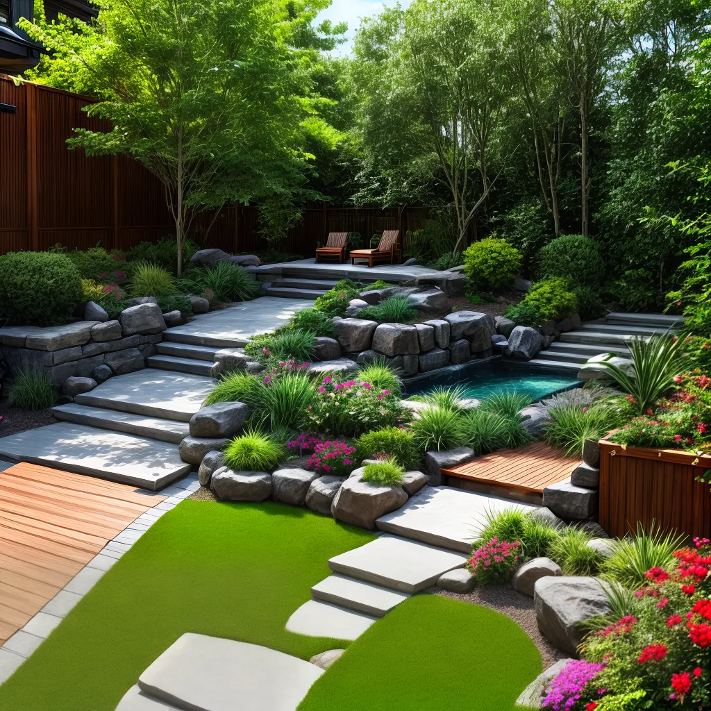 deck jardim verde mobiliario aco