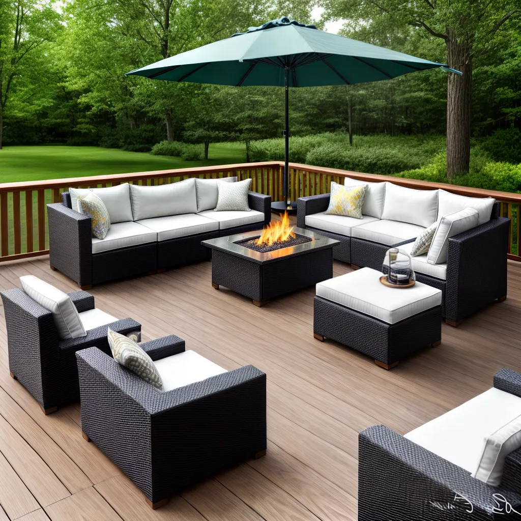 deck acessorios conforto ambiente