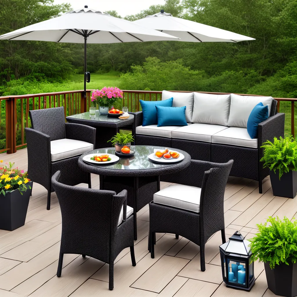 acessorios deck conforto sombra churrasco luzes