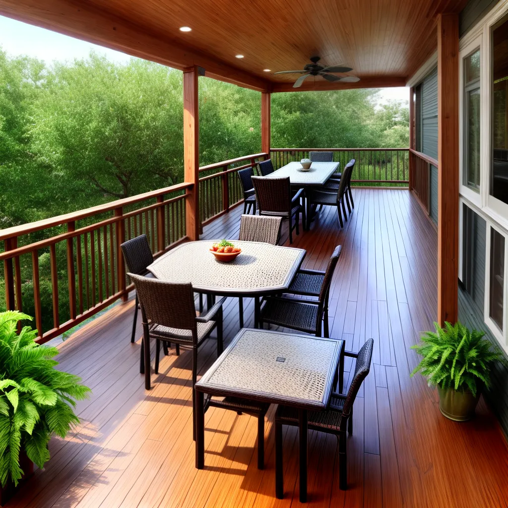 deck ao ar livre churrasqueira conforto