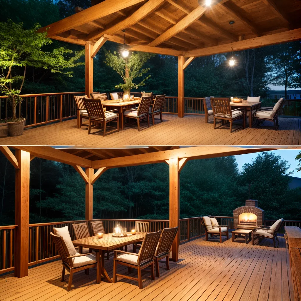 deck churrasqueira amigos conversa