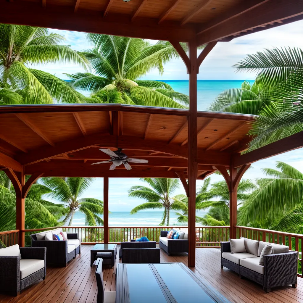 deck madeira oceano cadeiras conforto