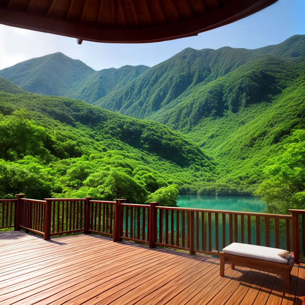 deck madeira natureza meditacao paz