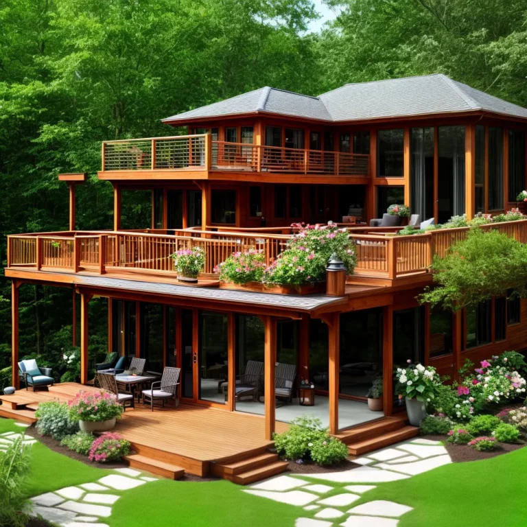 Decks para jardins de inverno: um espaço verde durante todo o ano