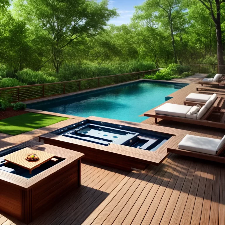 Decks com spa: transforme seu quintal em um oásis