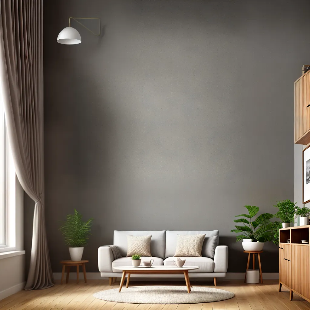 sala decorada papel kraft rustico