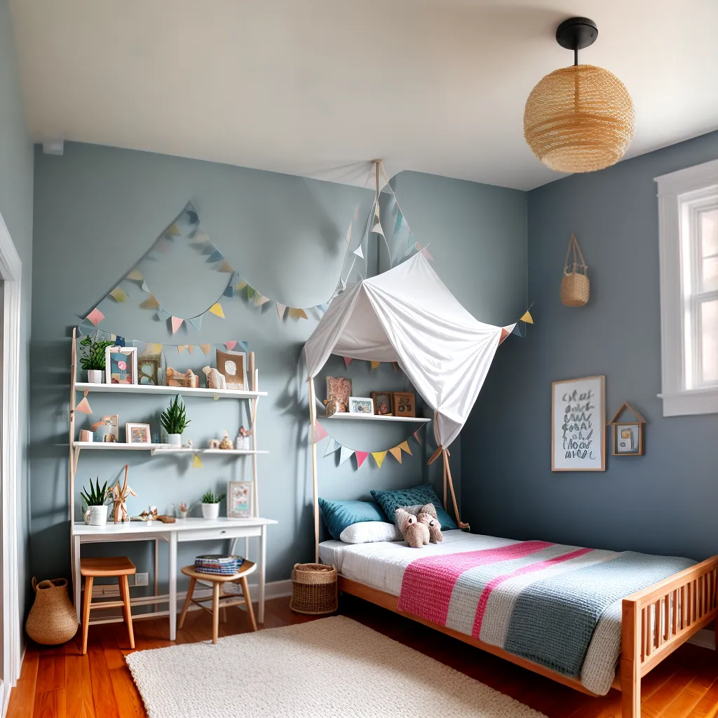 Decoração de quarto infantil com Papel Kraft