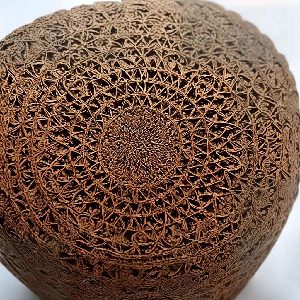arte papel kraft intrincado rustico