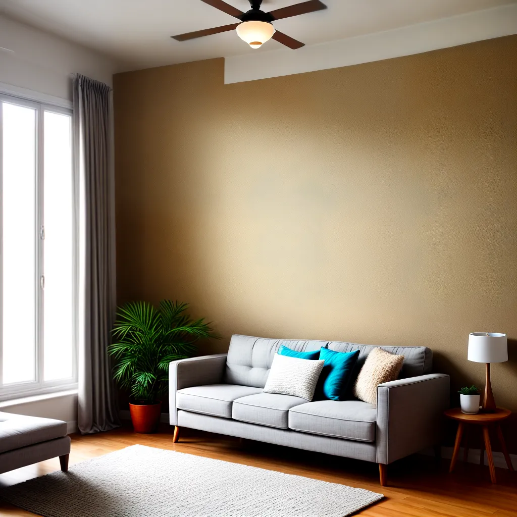 sala decorada tons naturais kraft