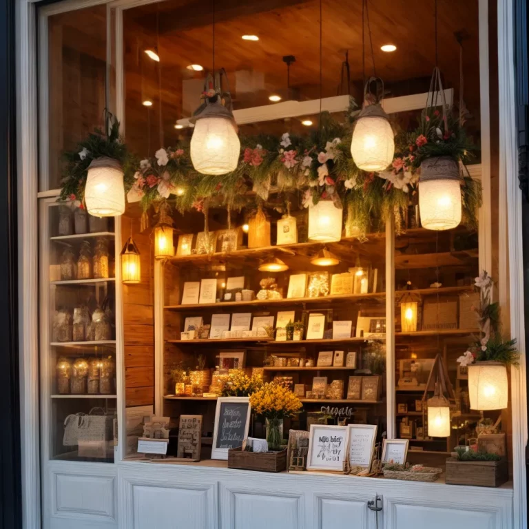 Papel Kraft na decoração de lojas e vitrines