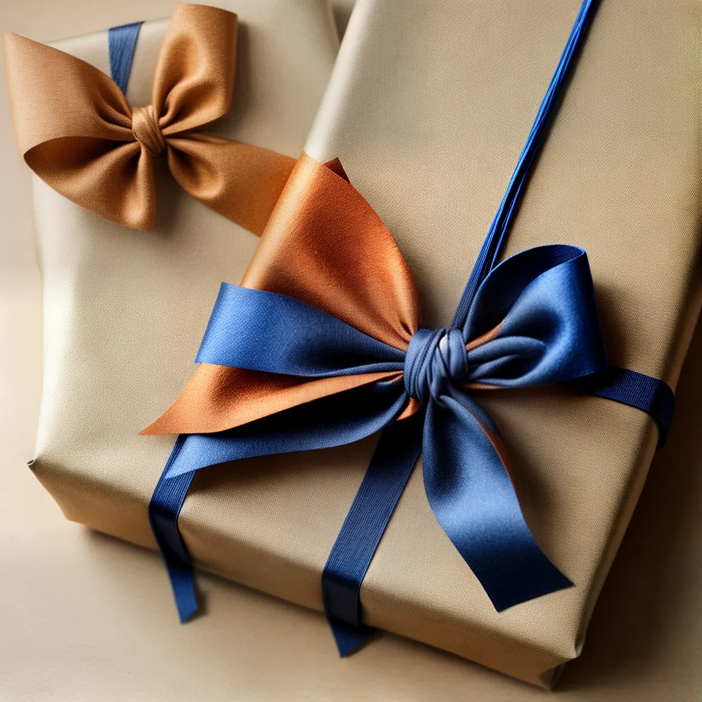 presente criativo papel kraft lacos