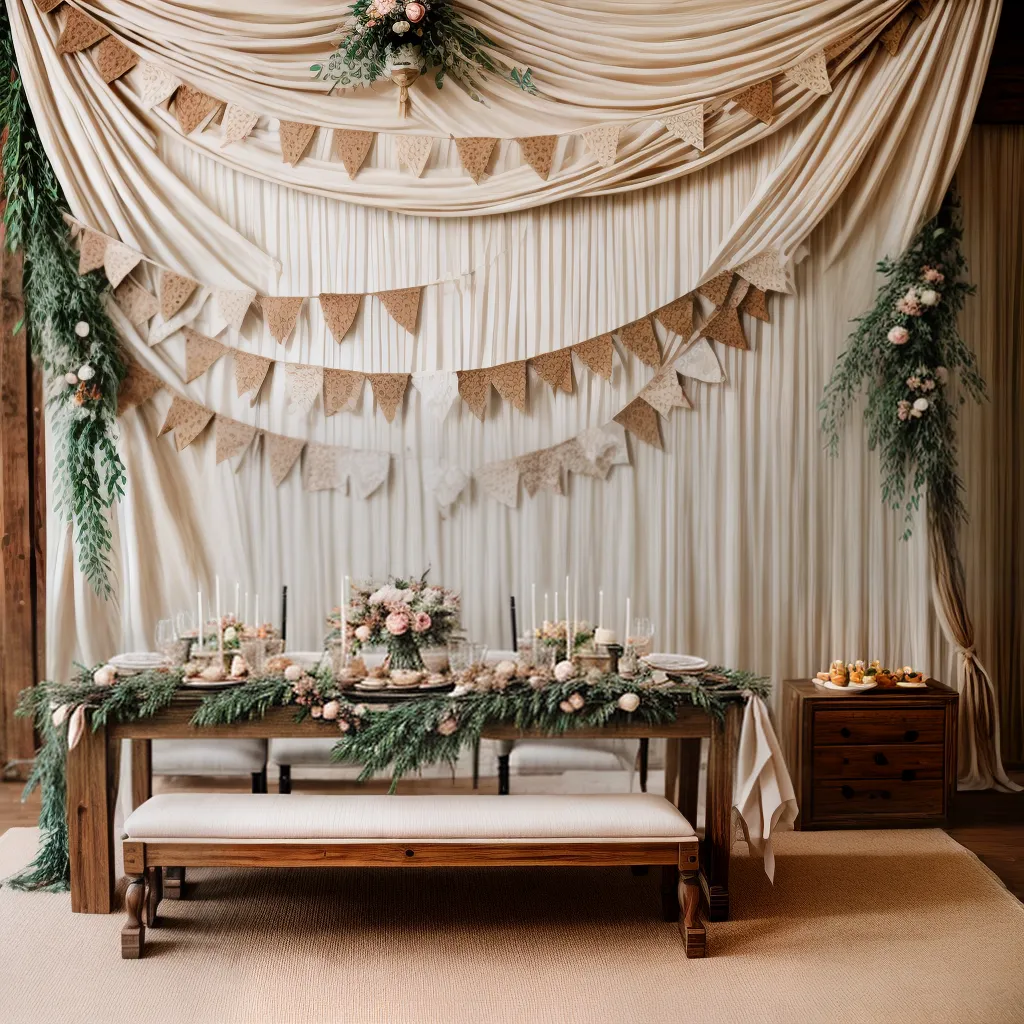 cha bebe casamento rustico kraft