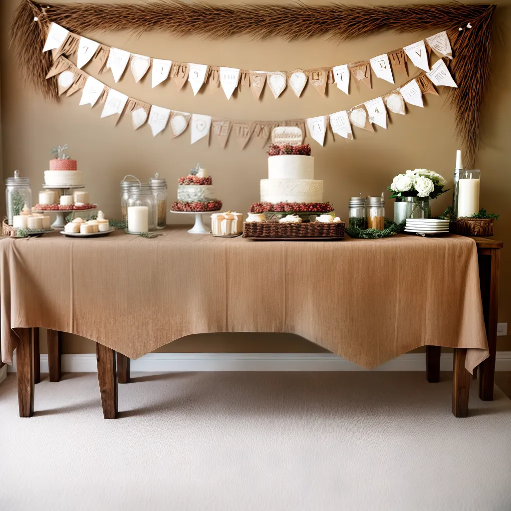 decoracao rustica kraft baby bridal shower