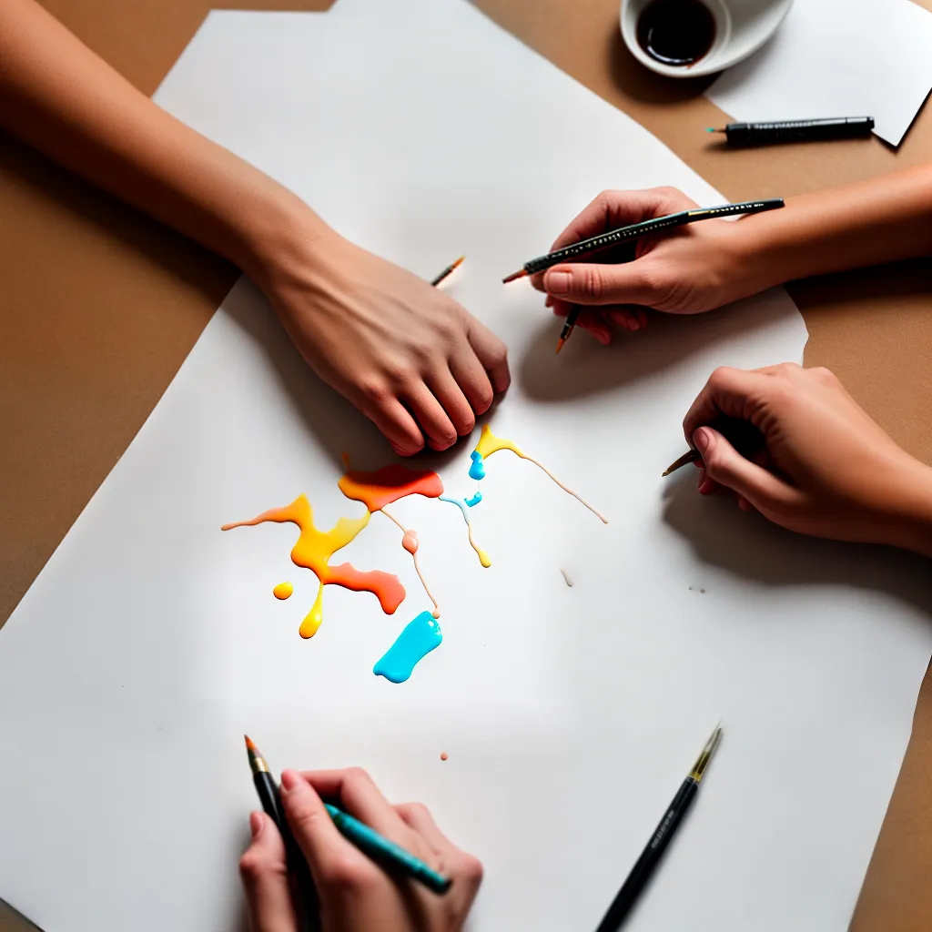 maos rolar papel kraft rug diy