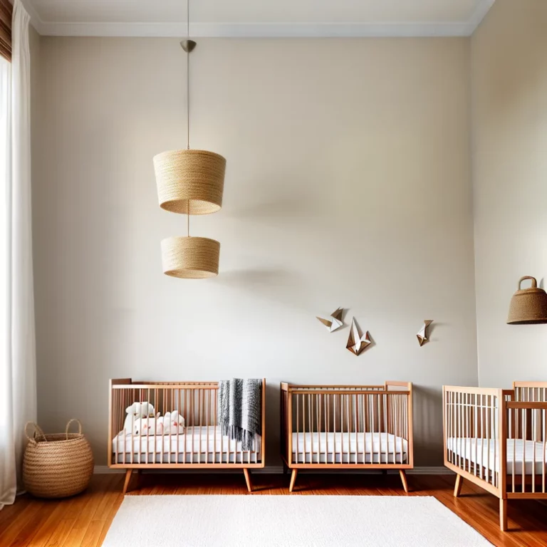 Papel Kraft na decoração de quarto de bebê