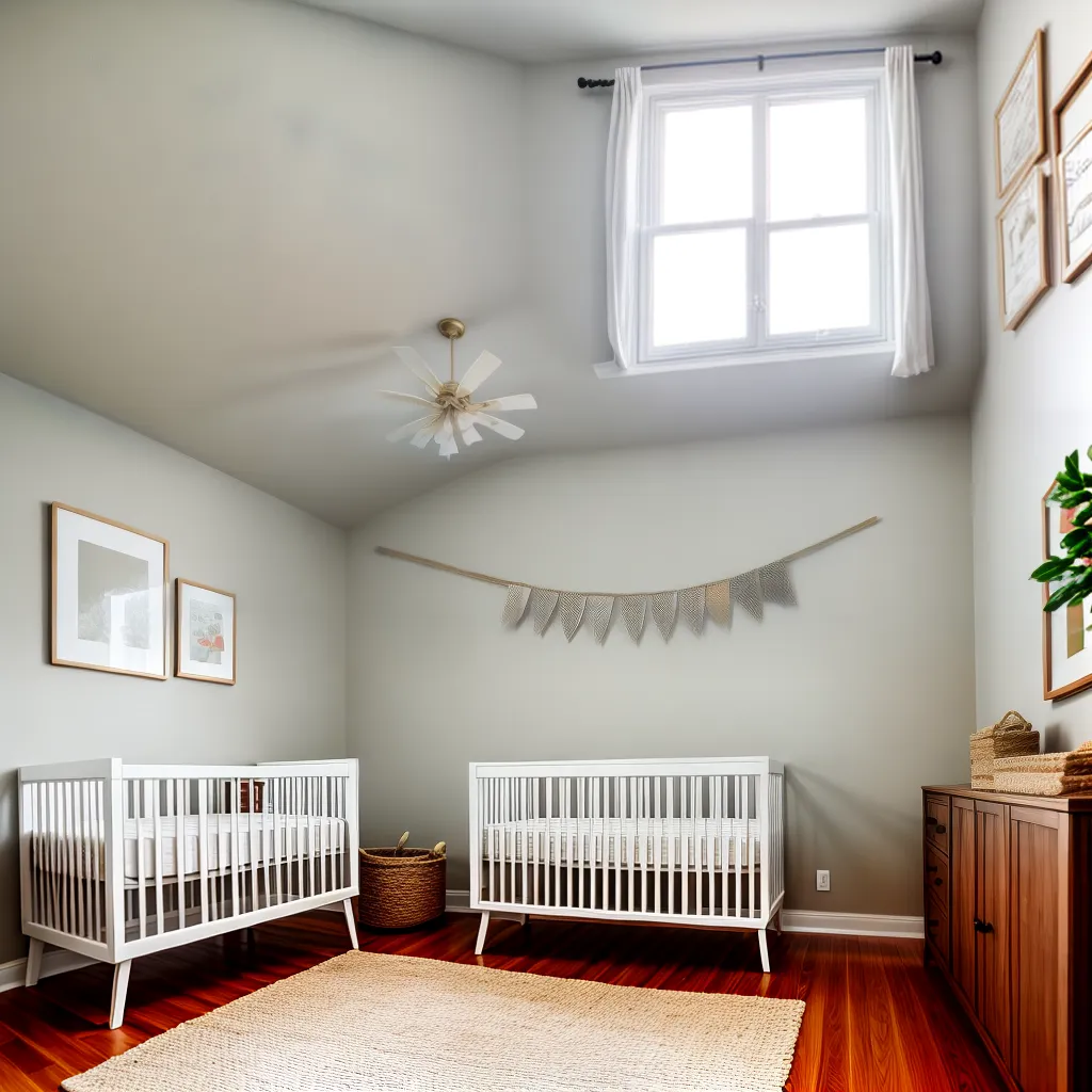 quarto bebe decoracao rustica kraft