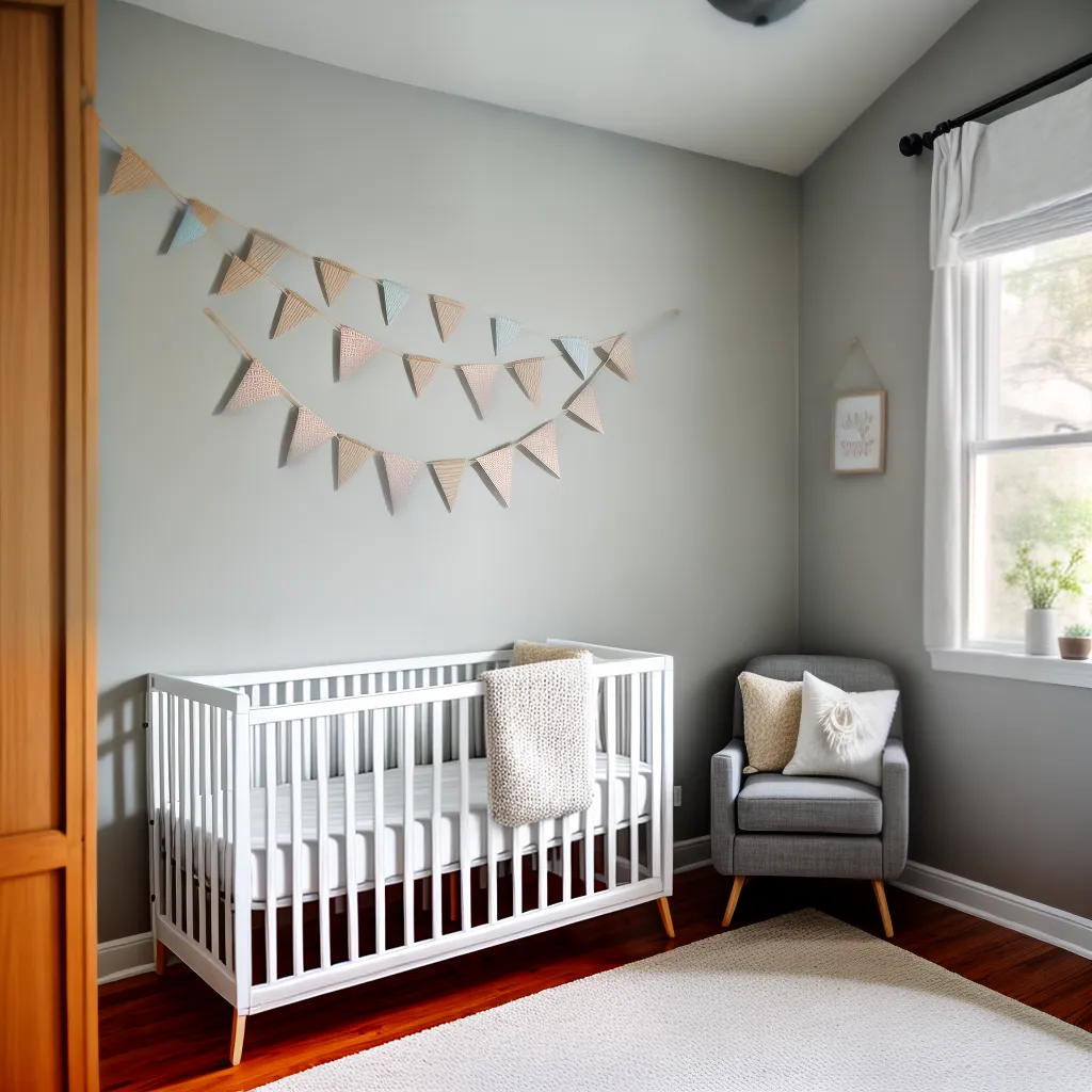 quarto bebe rustico kraft paper