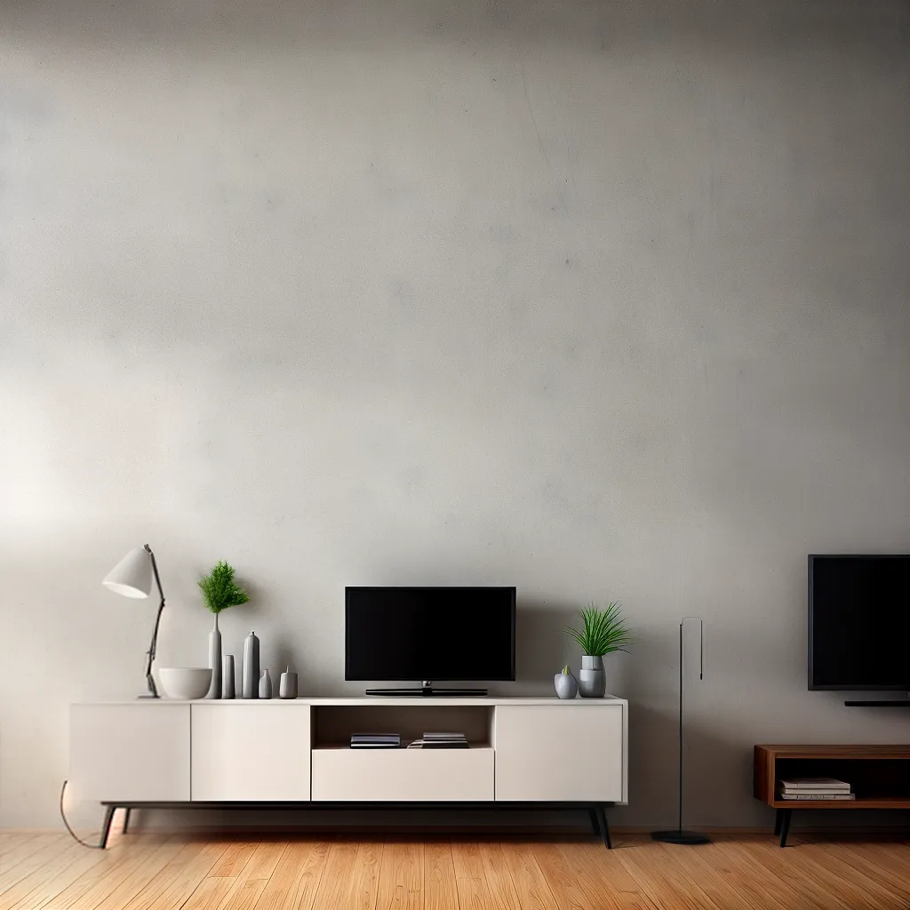 parede cimento queimado minimalista