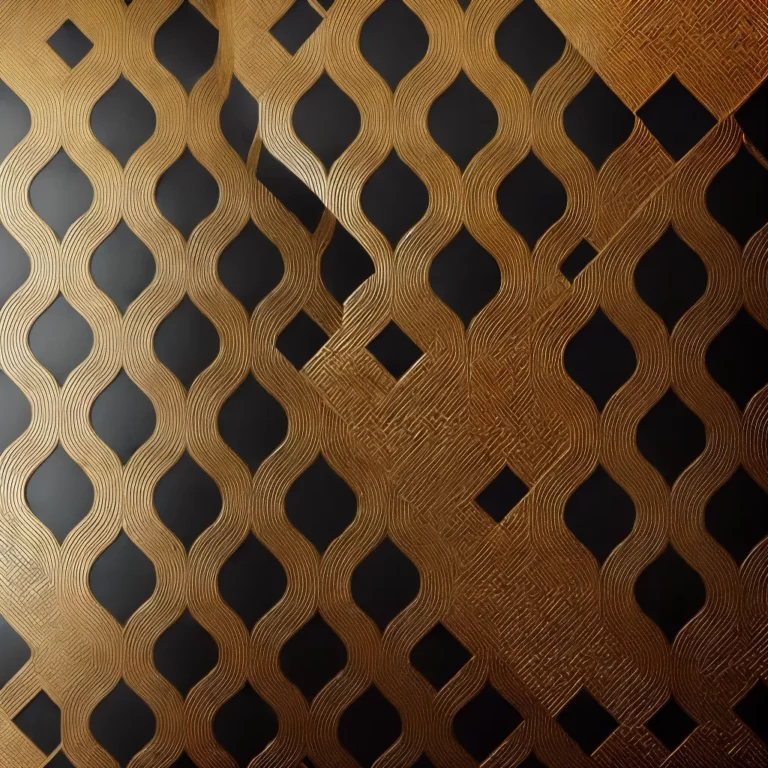 Revestimento de parede no estilo art déco: luxo e requinte
