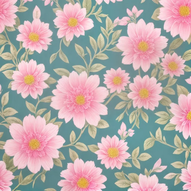 Revestimentos de parede com estampas florais: delicadeza e romantismo