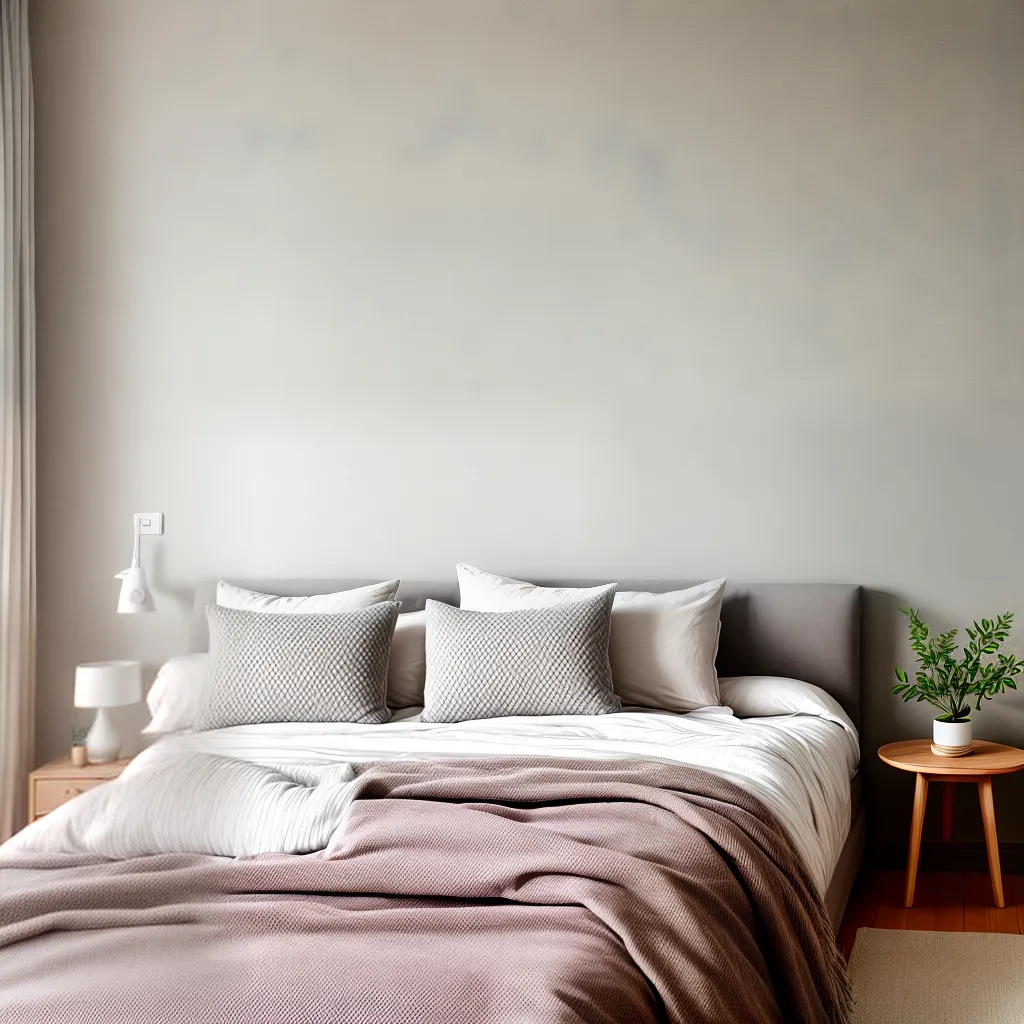 quarto romantico papel de parede