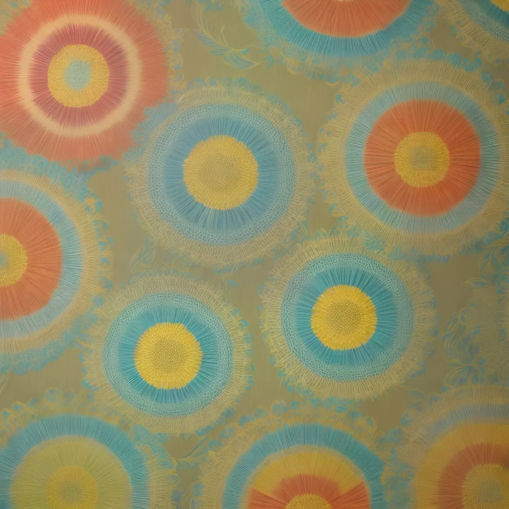 papel de parede boho vibrante