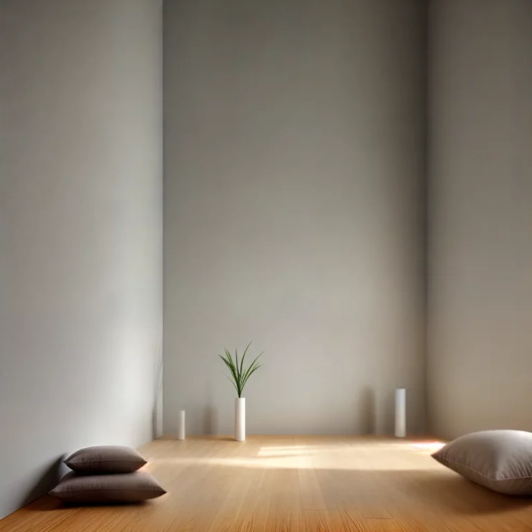 Revestimentos de parede para criar um espaço de meditação