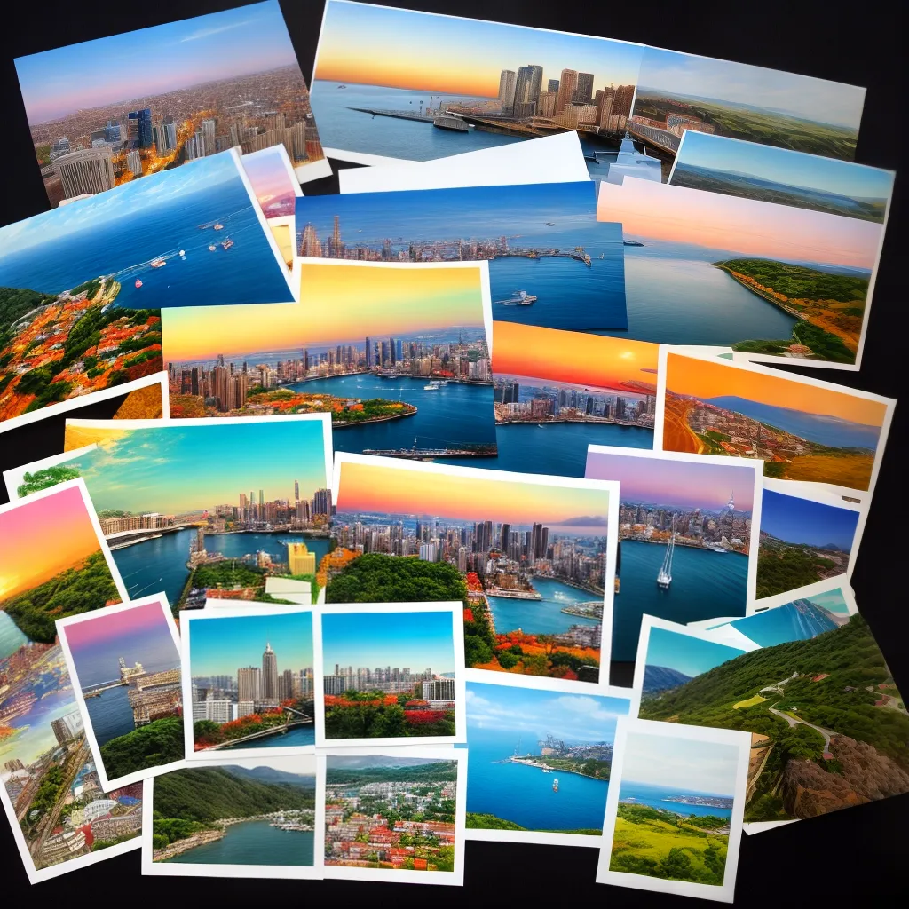 postais coloridos ilustracoes papel glossy
