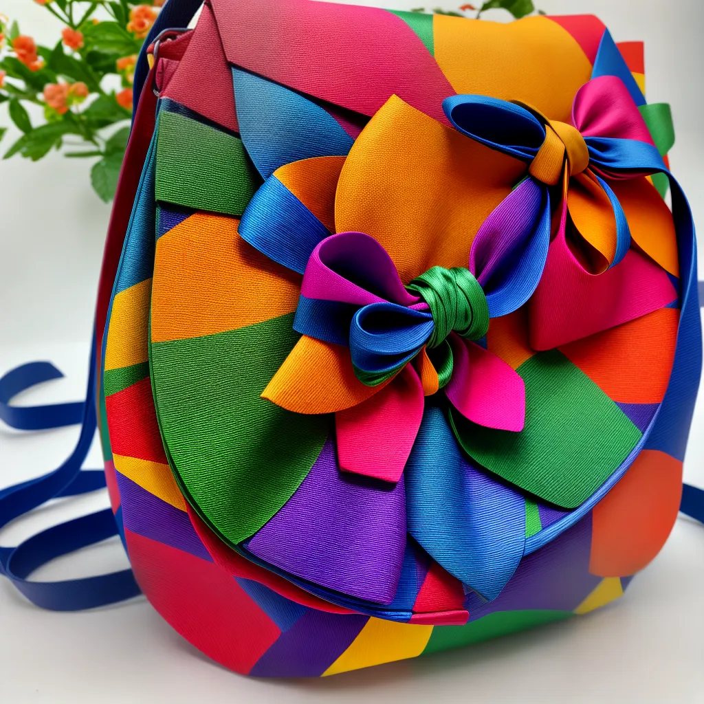 sacola papel colorida elegante