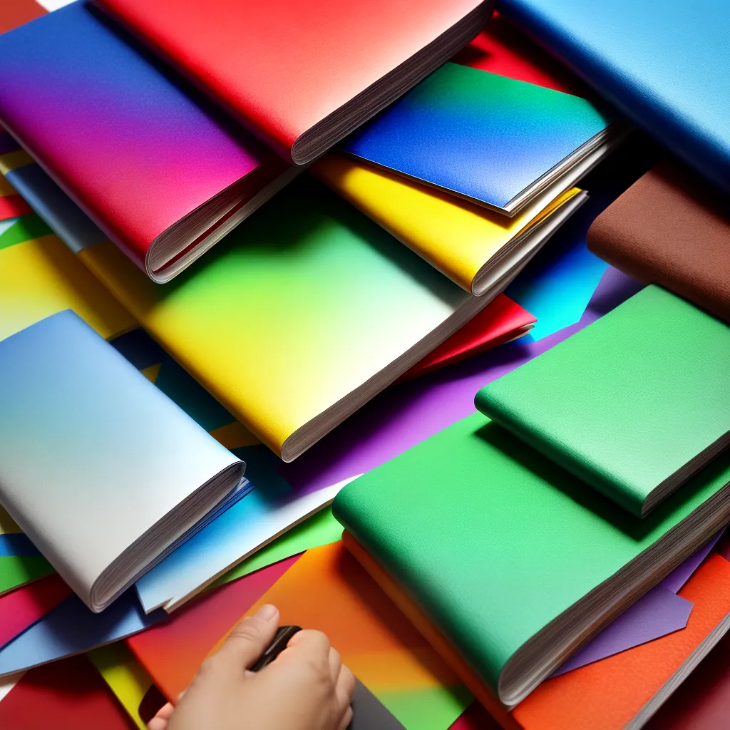 papel impresso mao impacto pasta