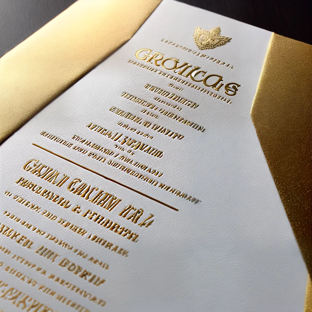 convite formatura typo ouro