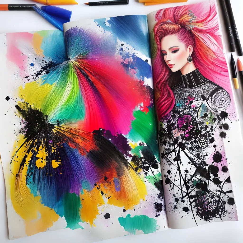 sketchbook ilustracoes moda criatividade