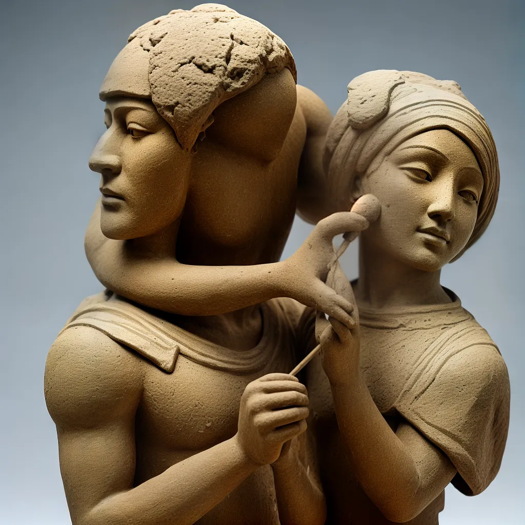 escultura argila tecnicas artisticas