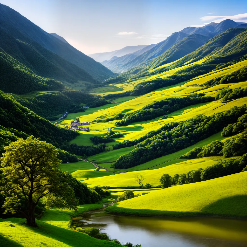 pintura oleo paisagem serena 2