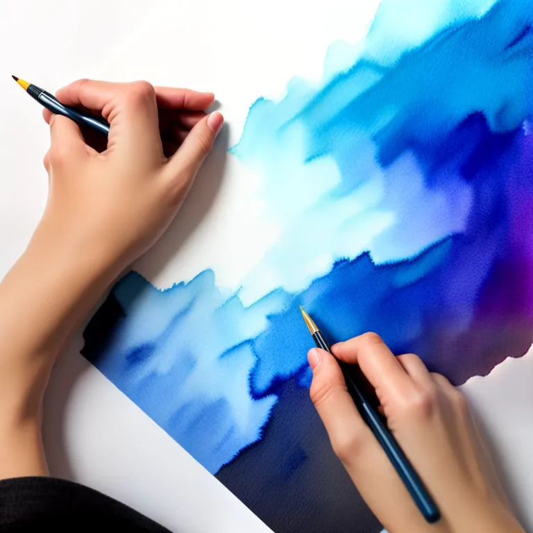 A arte da pintura em aquarela e a sua expressão delicada