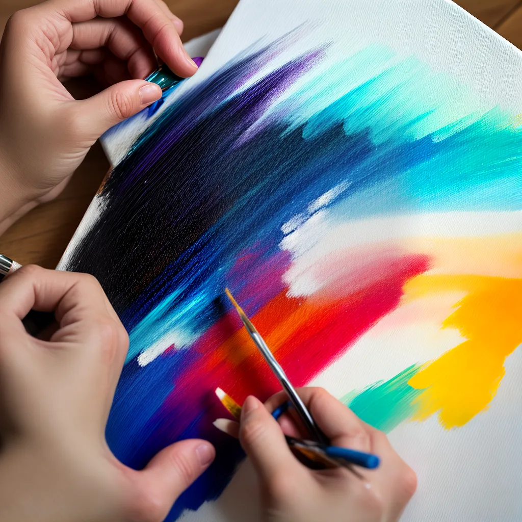 pincel pintura oleo arte mestre