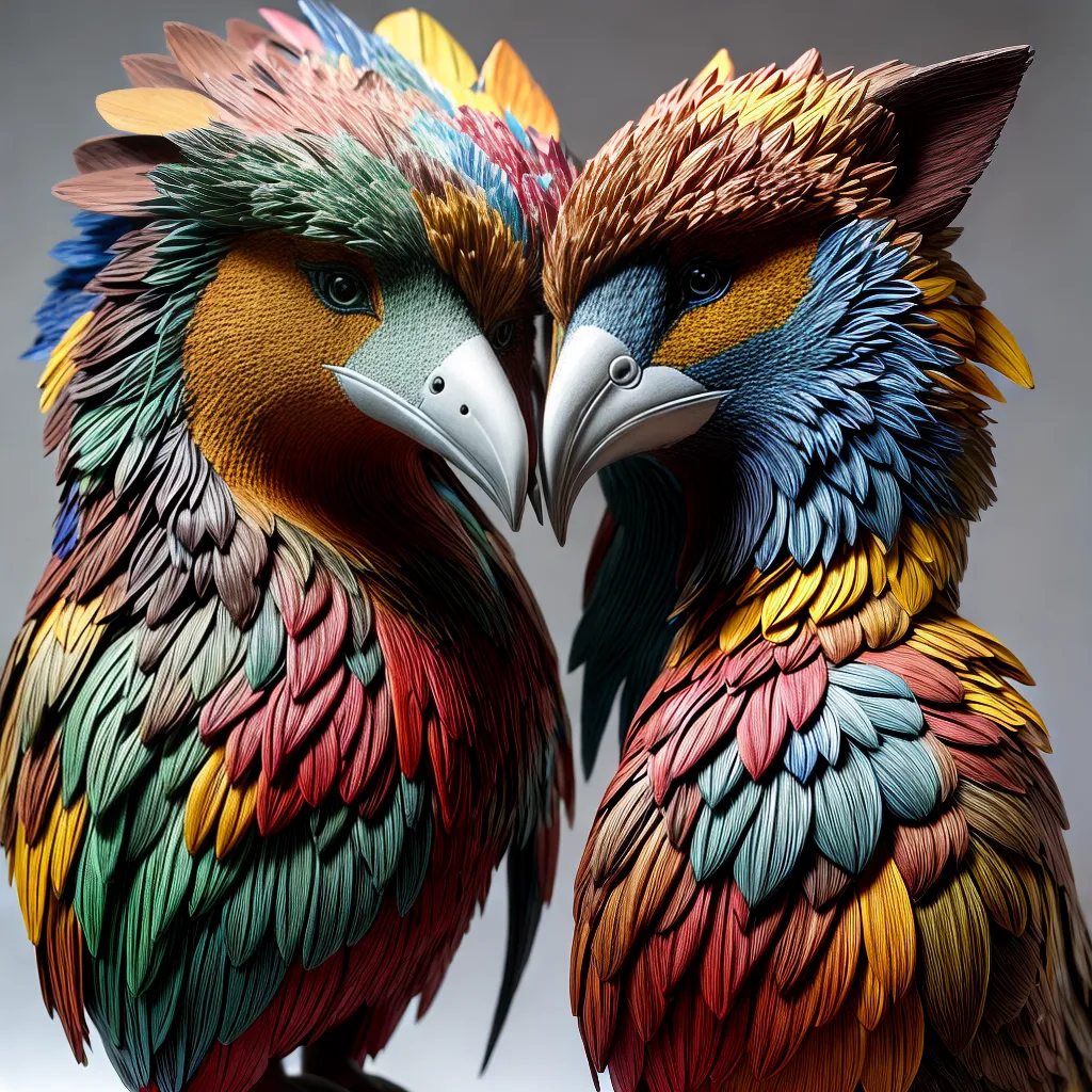 escultura papel mache criativa detalhes
