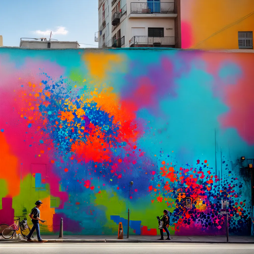 mural grafite urbano cores energia 1